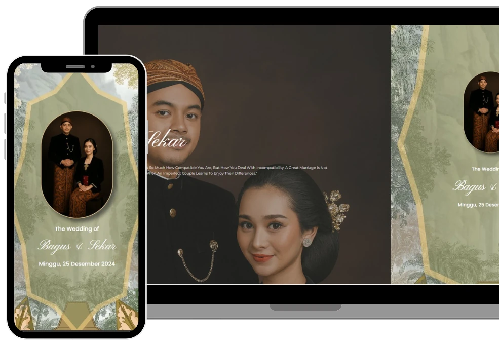 Undangan digital elegan dari PunyaAcara